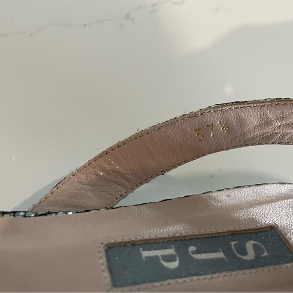 SJP pewter sandals, size 7.5 - Picture 3 of 3